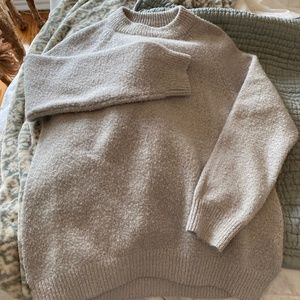 Zara gray mock turtleneck sweater